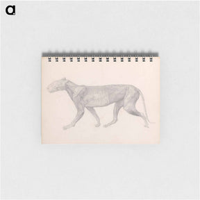 アートメモ帳-Tiger, Lateral View
 - ジョージ スタッブス Memo.