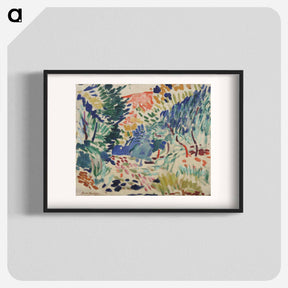アートポスター-Landscape at Collioure - アンリ マティス Poster.