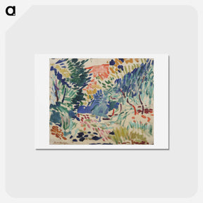 アートポストカード-Landscape at Collioure - アンリ マティス Postcard.