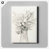 アートパネル-Flowers in a vase - ジャン ベルナール Canvas.