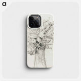 Flowers in a vase - ジャン ベルナール Phone Case.