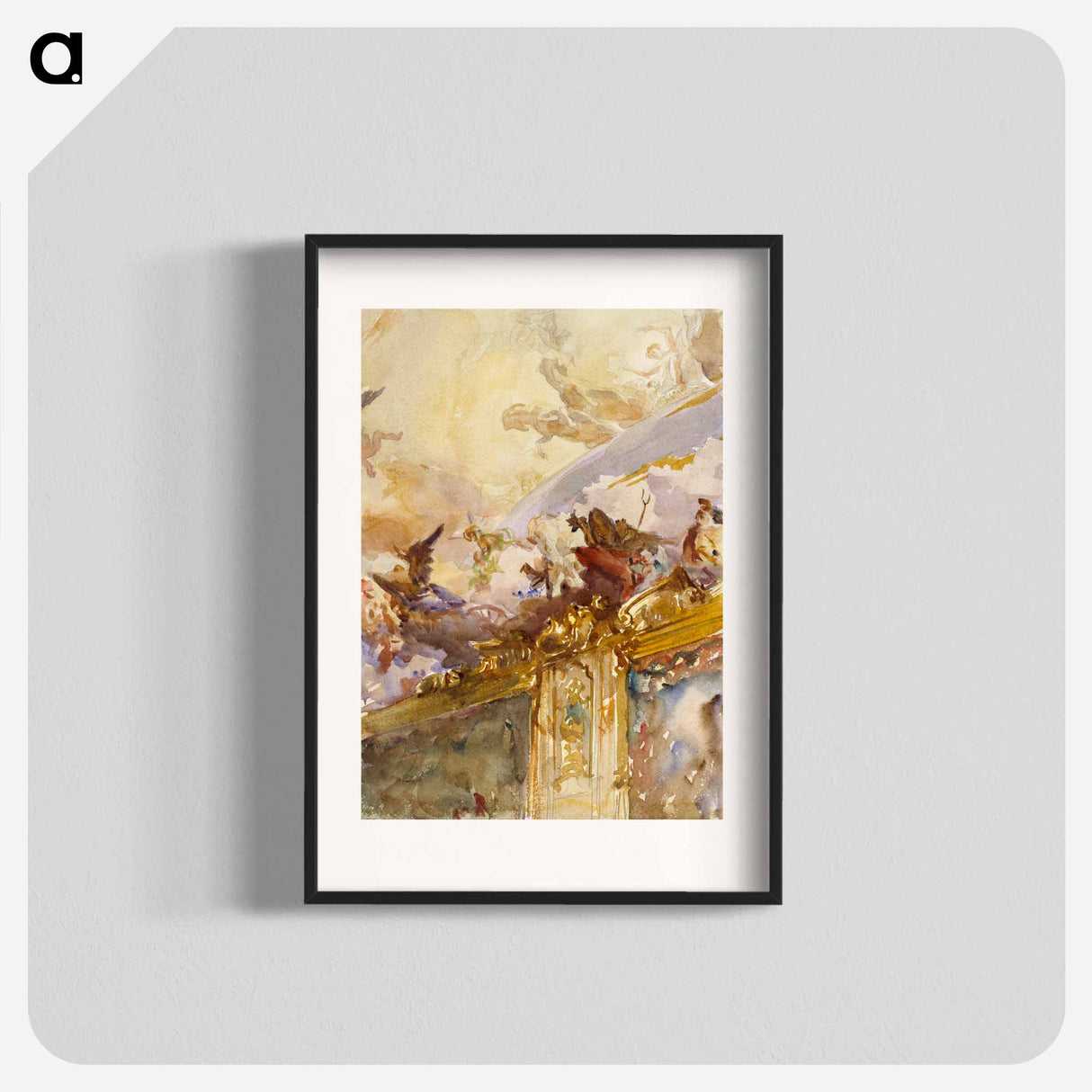 Tiepolo Ceiling, Milan - ジョン シンガー サージェント Poster.