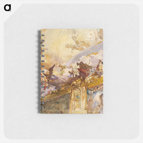 アートメモ帳-Tiepolo Ceiling, Milan - ジョン シンガー サージェント Memo.