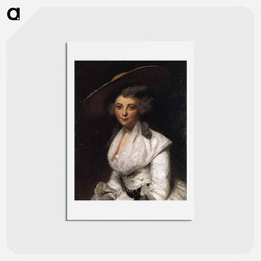 アートポストカード-Lady Anne Bingham - ジョシュア レノルズ Postcard.