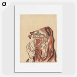 Daruma (Buddhist Saint) - 葛飾 北斎 Poster.