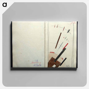 アートパネル-Sketchbook - カジミール マレーヴィチ Canvas.