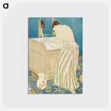 アートポストカード-Woman Bathing - メアリー カサット Postcard.