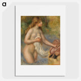 Bather - Pierre-Auguste Renoir Poster.