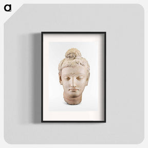 アートポスター-Head of a Buddha
 - セントルイス美術館 Poster.
