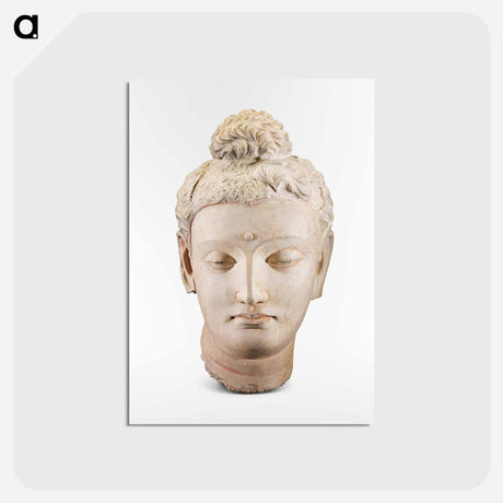 アートポストカード-Head of a Buddha
 - セントルイス美術館 Postcard.