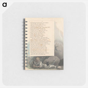 アートメモ帳-Young's Night Thoughts, Page 15, "The Longest Night Though Longer Far, Would Fail" - ウィリアム ブレイク Memo.