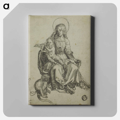 Madonna with the Monkey - アルブレヒト デューラー Canvas.