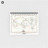 The Voyages of Captain James Cook - アンティーク地図 Memo.