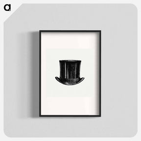 アートポスター-European Top Hat with Maps - 大英図書館 Poster.
