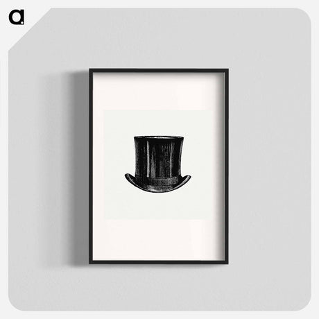 アートポスター-European Top Hat with Maps - 大英図書館 Poster.