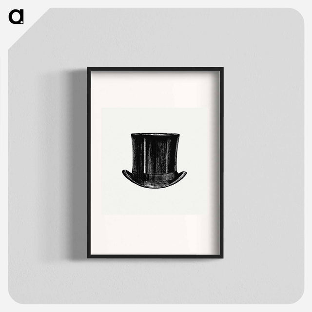 アートポスター-European Top Hat with Maps - 大英図書館 Poster.