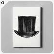 アートパネル-European Top Hat with Maps - 大英図書館 Canvas.
