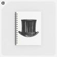 アートメモ帳-European Top Hat with Maps - 大英図書館 Memo.