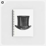 アートメモ帳-European Top Hat with Maps - 大英図書館 Memo.