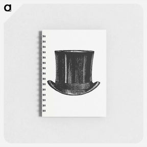 アートメモ帳-European Top Hat with Maps - 大英図書館 Memo.