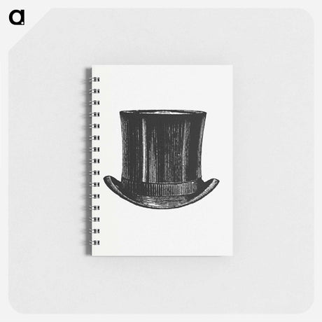 アートメモ帳-European Top Hat with Maps - 大英図書館 Memo.