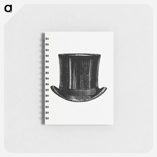 アートメモ帳-European Top Hat with Maps - 大英図書館 Memo.