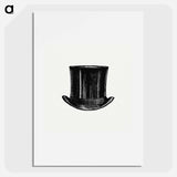 アートポスター-European Top Hat with Maps - 大英図書館 Poster.