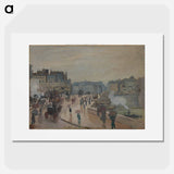 The Pont Neuf - Claude Monet Poster.