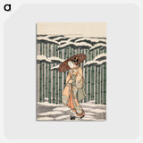 アートポストカード-Passing the Bamboo Grove
 - クリーブランド美術館 Postcard.