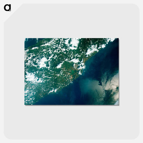 アートポストカード-Oriente Province from Gemini-7
 - 上空からの地球 Postcard.