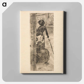 アートパネル-Mary Cassatt at the Louvre: The Paintings Gallery - エドガー ドガ Canvas.