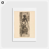 アートポストカード-Mary Cassatt at the Louvre: The Paintings Gallery - エドガー ドガ Postcard.