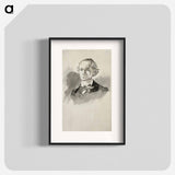 アートポスター-Charles Baudelaire, Full Face III - エドゥアール マネ Poster.