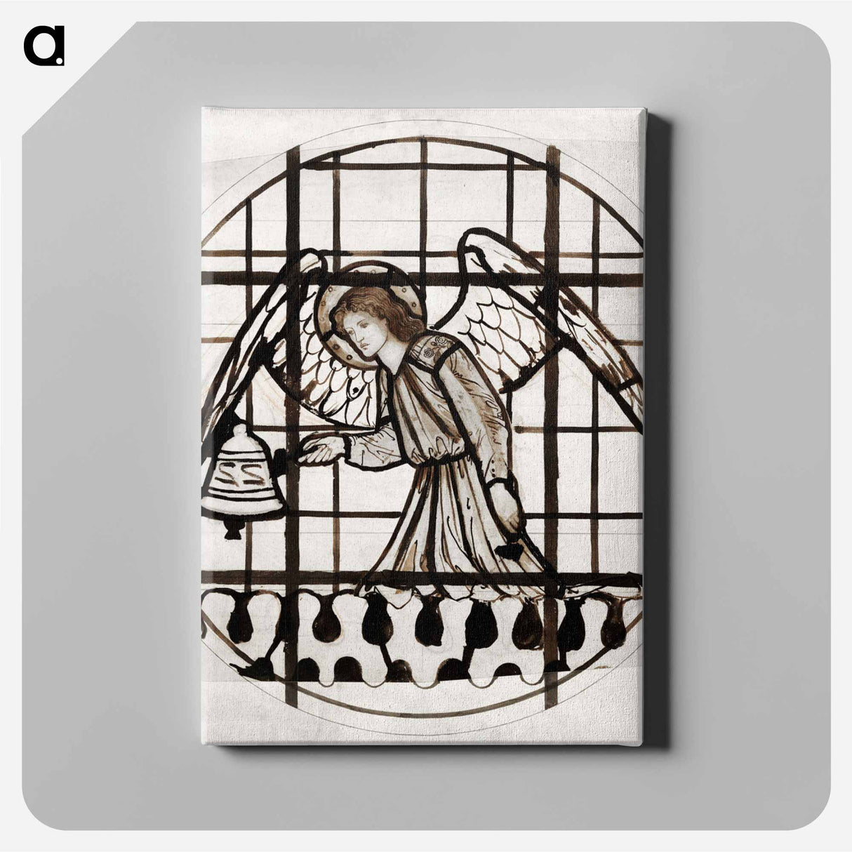 Angel Playing on Bells - エドワード バーン ジョーンズ Canvas.