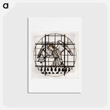アートポストカード-Angel Playing on Bells - エドワード バーン ジョーンズ Postcard.