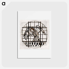 アートポストカード-Angel Playing on Bells - エドワード バーン ジョーンズ Postcard.