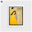 アートポストカード-Calendar 1897 - エドワード ペンフィールド Postcard.