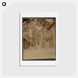 アートポストカード-Ancien Couvent des Carmélites, Hôtel Lavalière, Va disparaître, Rue Saint-Jacques
 - ウジェーヌ アジェ Postcard.