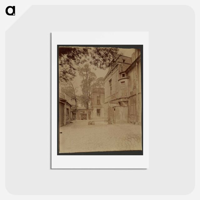 アートポストカード-Ancien Couvent des Carmélites, Hôtel Lavalière, Va disparaître, Rue Saint-Jacques
 - ウジェーヌ アジェ Postcard.