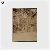 アートポストカード-Ancien Couvent des Carmélites, Hôtel Lavalière, Va disparaître, Rue Saint-Jacques
 - ウジェーヌ アジェ Postcard.