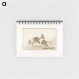 The Same Ceballos, Mounted on Another Bull, Breaks Short Spears in the Ring at Madrid - Francisco de Goya Memo.