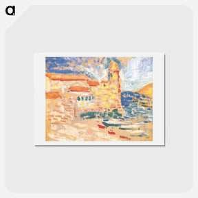 アートポストカード-View of Collioure (The Tower) - アンリ マティス Postcard.