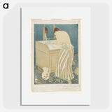 Woman bathing - Mary Cassatt Poster.