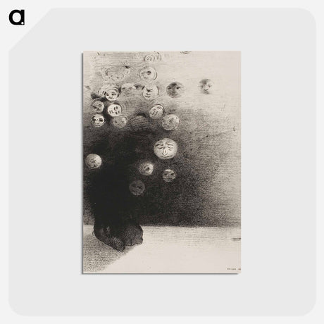 アートポストカード-Is There Not an Invisible World - オディロン ルドン Postcard.