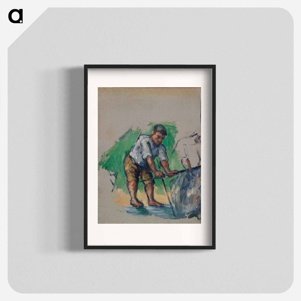 The Well Driller - Paul Cezanne Poster.