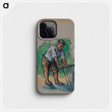 The Well Driller - Paul Cezanne Phone Case.