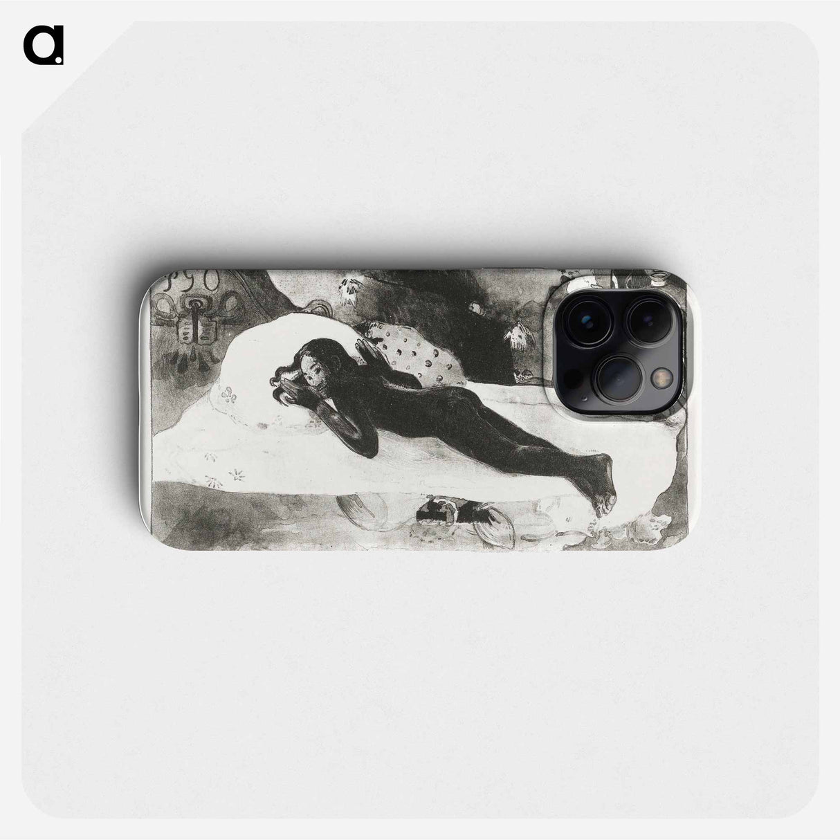 Lying Girl and Spirits of the Deceased - ポール ゴーギャン Phone Case.