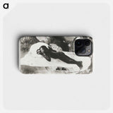 Lying Girl and Spirits of the Deceased - ポール ゴーギャン Phone Case.