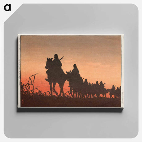 アートパネル-The Red Setting Sun
 - セントルイス美術館 Canvas.