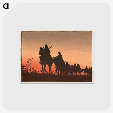 アートポストカード-The Red Setting Sun
 - セントルイス美術館 Postcard.